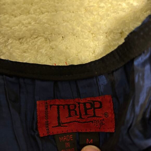 Tripp NYC Lace up blue black corset medium - Picture 4 of 6